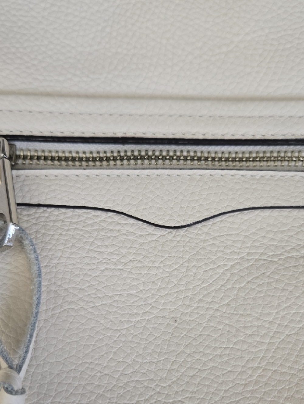 Rebecca Minkoff Cream Pebbled Leather Hobo Bag - Picture 6 of 9